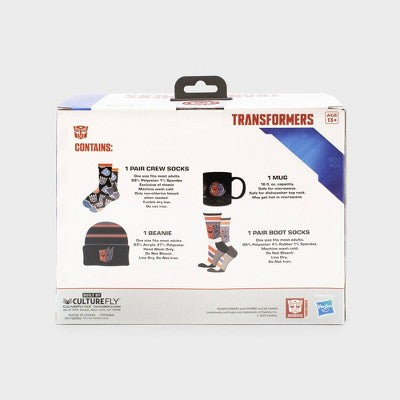 Special Thanks Men's Transformers Holiday Bundle Socks - 6-12