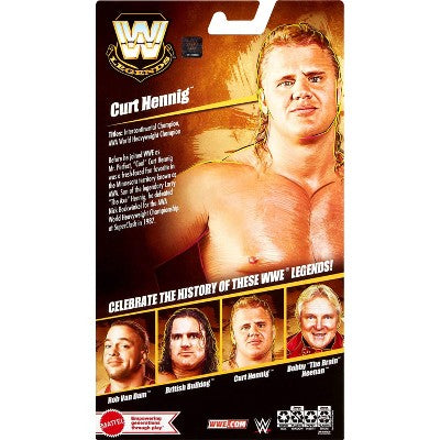 WWE Elite Legends Curt Hennig Action Figure & Accessories, Series 29 6" Collectible Set