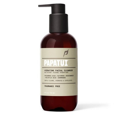 Papatui Hydrating Men's Niacinamide and Hyaluronic Acid Face Cleanser - Unscented - 8 fl oz