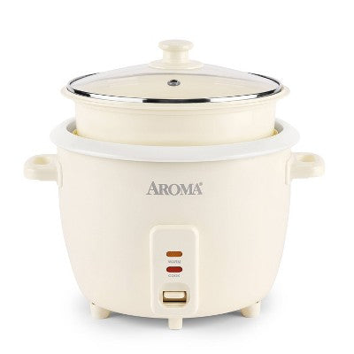 Aroma 16 Cup Rice Cooker with Pop Up Steam Tray
