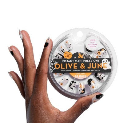 Olive & June Press-On Fake Nails - S Round - Halloween Forever - 42ct