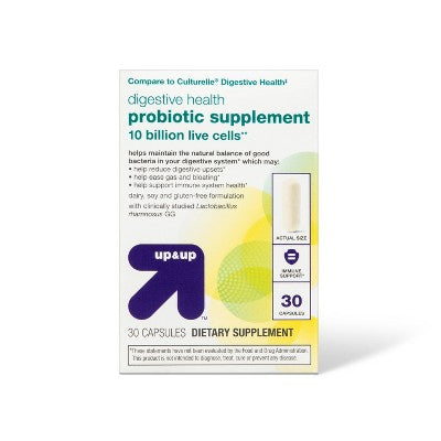 Probiotic Digestive Health Supplement - 30ct - up&up
