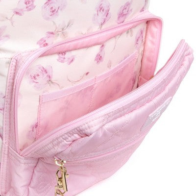 LoveShackFancy x Target - Yoobi Ribbon Rosa Backpack Sterling Dusk