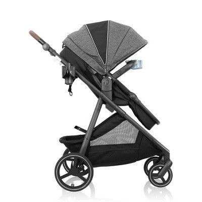Evenflo Shyft Intuiti+ Travel System Featuring Revolve180 LiteMax NXT with Sensory Soothe - Angler Tweed (LOCAL PICKUP ONLY)