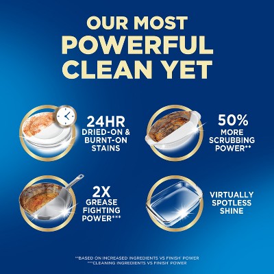 Finish Fresh Ultimate Quantum Dishwasher Detergent Tablets - 57ct
