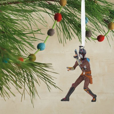 Hallmark Star Wars: Ahsoka Sabine Wren Christmas Tree Ornament