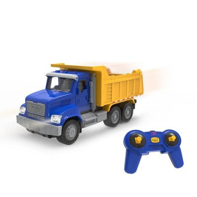 DRIVEN by Battat RC Micro Series Dump Truck: Remote Control Vehicle, Fine Motor Skills, Battery Operated