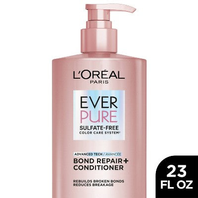 L'Oreal Paris EverPure Bonding Conditioner - 23oz: Paraben-Free, Sulfate-Free, Vegan, Floral Scent