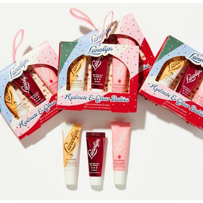 Lanolips Hydrate & Glow Mini Lip Balms - 3ct