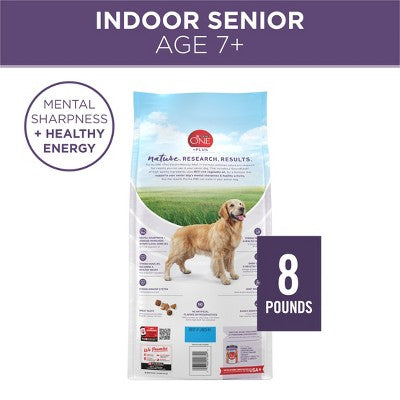 Purina ONE SmartBlend Vibrant Maturity Natural Chicken Flavor Dry Dog Food for 7+ Senior Dogs - 8lbs