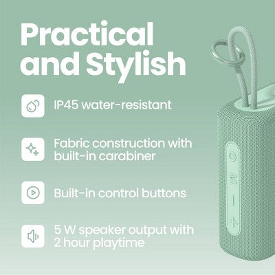 GEMS Wireless Beach Speaker - Sage Green