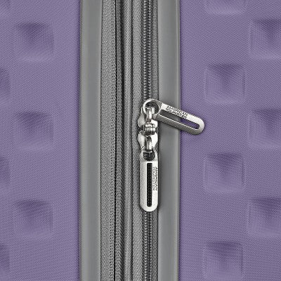 American Tourister Checkered 2.0 Hardside Large Spinner Wheels Suitcase - Purple Haze