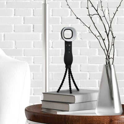 Nuby Bladeless Fan with LED Lights: USB Rechargeable, 3 Speeds, 13" Height, 0.67 lbs