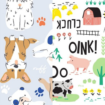 The Honest Company Disposable Diapers - Club Pack Barnyard Babies & a Pawty - Size 7 - 64ct