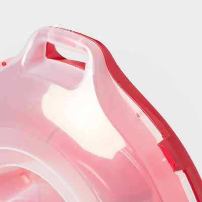 24" Latching Wreath Storage - Brightroom: Red Plastic Utility Storage Tub, 48.9 Volume, Nesting Design (LOCAL PICKUP ONLY)