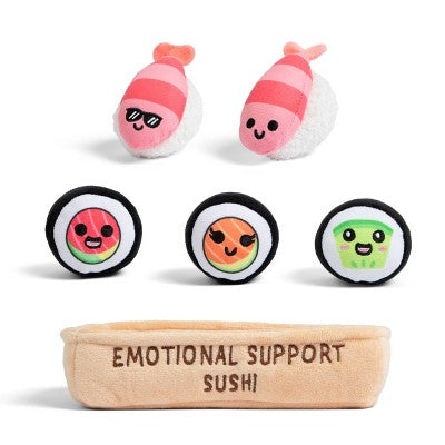 What Do You Meme? Emotional Support Pals Sushi Stuffed Animals
