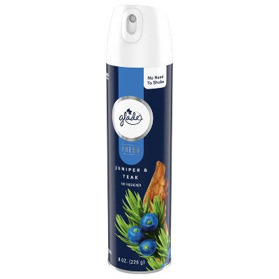 Glade Fresh Aerosol Room Air Freshener - Juniper & Teak - 8oz
