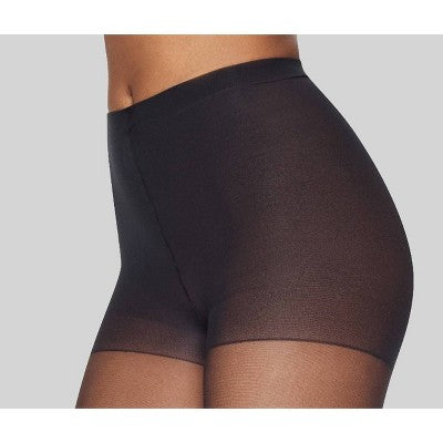 L'eggs Sheer Energy Women's Control Top 2pk Pantyhose - Black XL