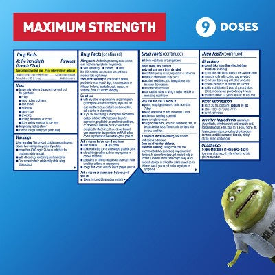 Mucinex Cold & Flu Medicine Nighttime - Liquid - 6 fl oz: Contains Antihistamine, 650mg Acetaminophen, Original Flavor