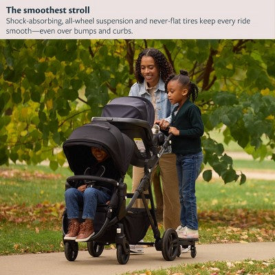 Mockingbird Modular Single-To-Double Full Size Stroller 3.0 - Black (LOCAL PICKUP ONLY)