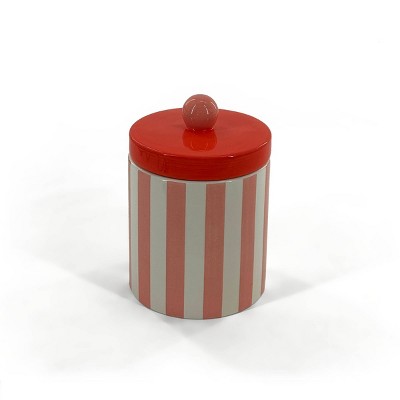 Ceramic Jar Pink - Bullseye's Playground