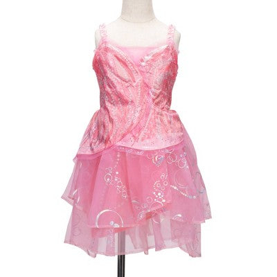 Wicked Deluxe Glinda Pink Bubble Dress Up Set Sized 4-6x