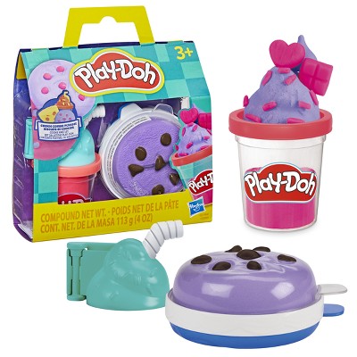 Play-Doh Treats to Go Cookie Combo Playset 2oz Cans Basket Stuffers Ages 3 and Up