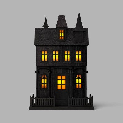 XL Wooden Halloween Haunted House - Threshold