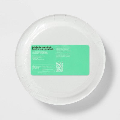 Holiday Disposable Plates - Holly - 7" - 40ct - up&up