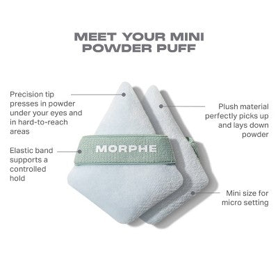Morphe To The Point Mini Powder Puff Trio - 3pc