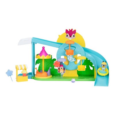 Bluey Amusement Park Playset (Target Exclusive): Plastic Doll Playset for Ages 3 (LOCAL PICKUP ONLY)