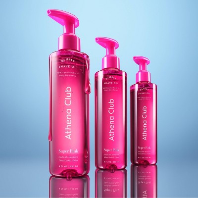 Athena Club Glossy Shave Oil - Super Pink - 8oz