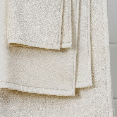 Turkish Cotton Bath Towel White - Wellbe
