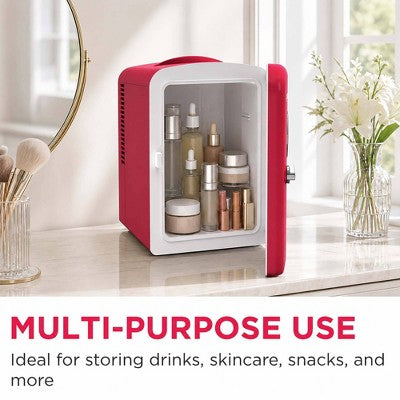 Frigidaire 6 Can Mini Personal Dorm Fridge Cooler Red
