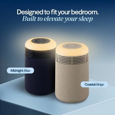 Blueair Mini Restful Air purifier and Sunrise Alarm Clock Midnight Blue