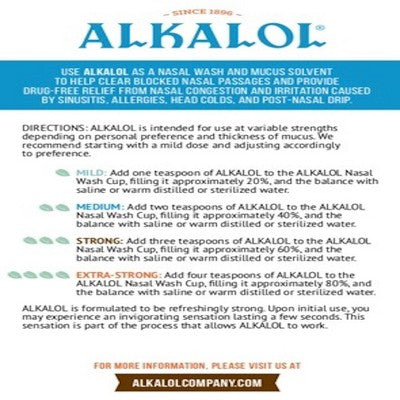Alkalol Nasal Wash 16oz