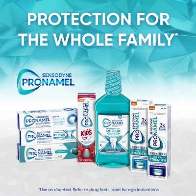 Sensodyne Pronamel Fluoride Clinical Enamel Strengthening & Whitening Action Toothpaste - 3.4oz