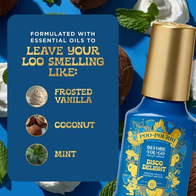 Poo-Pourri Limited Edition Holiday 2025 Disco Delight Toilet Spray 2 fl oz
