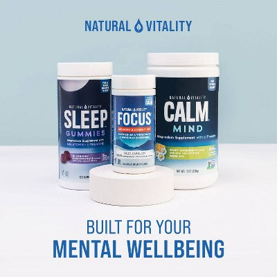 Natural Calm Vitality Focus Vitamin Capsules - 60ct