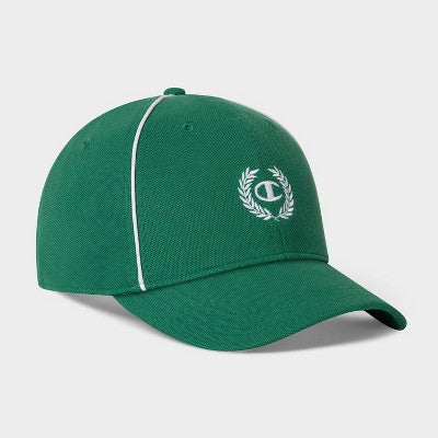 Champion Adult Pique Piping Cap - Green