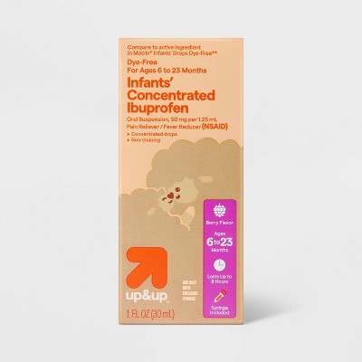 Infants' Concentrated Ibuprofen (NSAID) Oral Suspension Pain & Fever Reducer Liquid - Berry - 1 fl oz - up&up