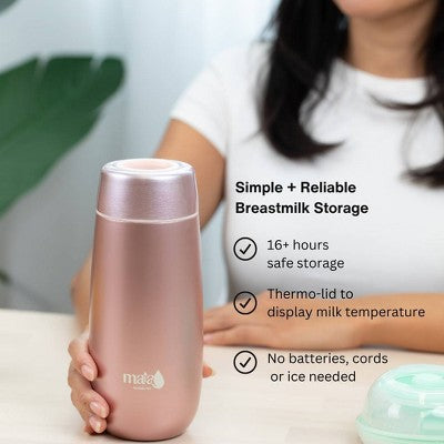 Pippy Sips Maia Portable Breast Milk Storage Cooler with Thermo-Lid Kit