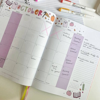 Callie Danielle 2025 11"x8.5" Weekly/Monthly Large: Leather Planner, January-December, Multicolored, Teen & Adult