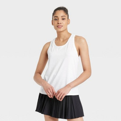 Women's Beyond Ease Racerback Tank Top - All In Motion White L