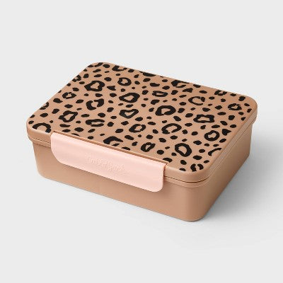 Bento Box - Cat & Jack Leopard: Leakproof, BPA-Free, for Ages 5+