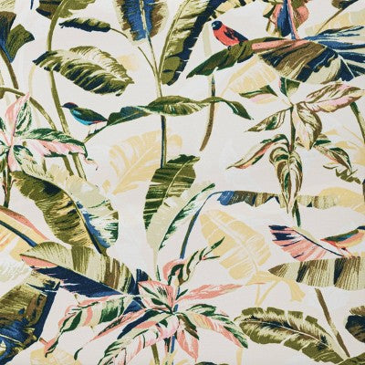 18"x20" Cavendish Canary Tropical Woven Outdoor Chair Seat Cushion Multicolor - Threshold: UV, Fade-Resistant, Zipper Closure