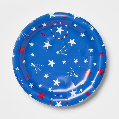 Dinner Disposable Plates 8.6"x8.6" - 20ct - Sun Squad