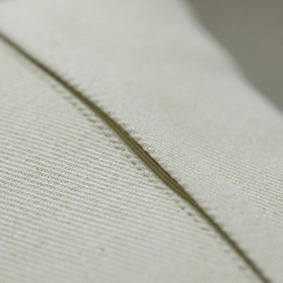 DEERLUX 16" Handwoven Cotton Throw Pillow Cover with Side Stripes, Black