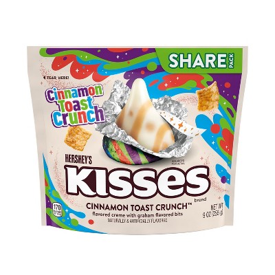 Hershey's Kisses Cinnamon Toast Crunch Candy - 9oz