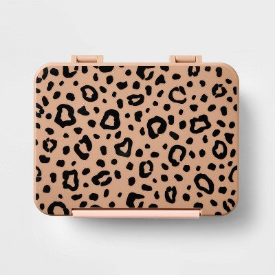 Bento Box - Cat & Jack Leopard: Leakproof, BPA-Free, for Ages 5+